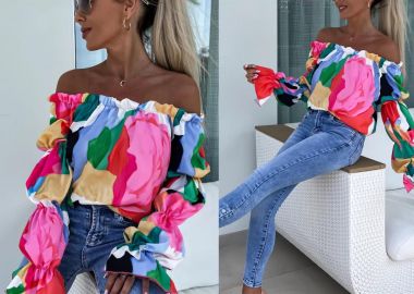 Μπλούζα Amir Εμπριμέ - Amelie's - 