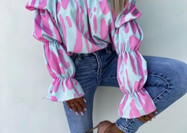 Μπλούζα Amir Λιλά - Amelie's - 