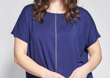 Μπλούζα από Bamboo με Κεντρική Ραφή -  - 