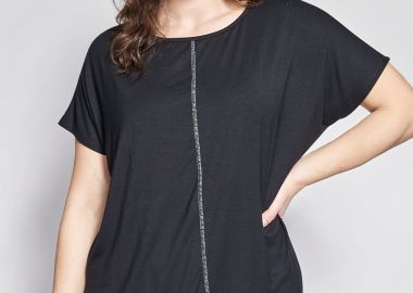 Μπλούζα από Bamboo με Κεντρική Ραφή -  - 