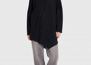 Μπλούζα ασύμμετρη μονόχρωμη - 5206634979605 -  - 