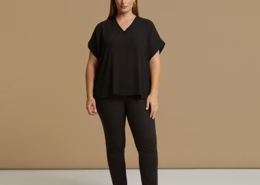 Μπλούζα essential με V-λαιμόκοψη - MAT FASHION - 