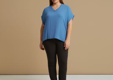 Μπλούζα essential με V-λαιμόκοψη - MAT FASHION - 