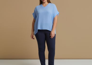 Μπλούζα essential με V-λαιμόκοψη - MAT FASHION - 