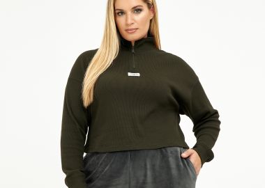 Μπλούζα Essential Waffle Knit Lounge Sweatshirt - TOMMY HILFIGER - 