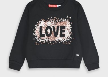 Μπλούζα φούτερ - ΜΑΥΡΟ 15-125310-5 - energiers - 