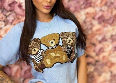 Μπλούζα Honey Σιέλ - Amelie's - 