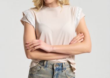 Μπλούζα Kellys Με Διακοσμητική Τρέσα Στα Μανίκια -  - 