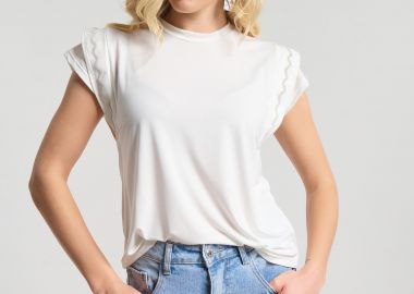 Μπλούζα Kellys Με Διακοσμητική Τρέσα Στα Μανίκια -  - 