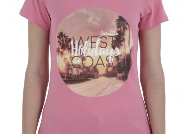 Μπλούζα Κοντομάνικη 2nd Skin Holidays Coast SSL357-04117-BLUSH Γυναικείο - 2nd Skin - 