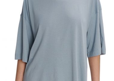 Μπλούζα Κοντομάνικη Ale Με Άνοιγμα Πίσω 81039126-LIGHT BLUE Γυναικείο - Ale - 