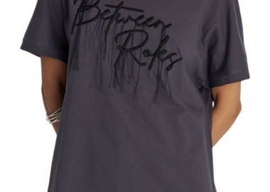 Μπλούζα Κοντομάνικη Ale Με Lettering 8921579-GREY Γυναικείο - Ale - 