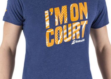 Μπλούζα Κοντομάνικη Babolat Exercise Message 4MS21445-4005 Ανδρικό - Babolat - 