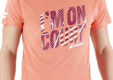 Μπλούζα Κοντομάνικη Babolat Exercise Message 4MS21445-6012 Ανδρικό - Babolat - 