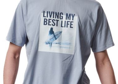 Μπλούζα Κοντομάνικη Body Action Beach Lifestyle Graphic 053431-04E Ανδρικό - Body Action - 