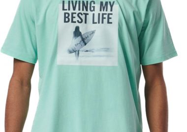 Μπλούζα Κοντομάνικη Body Action Beach Lifestyle Graphic 053431-07D Ανδρικό - Body Action - 