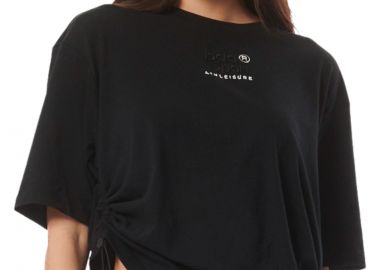 Μπλούζα Κοντομάνικη Body Action Drawcords Loose 051426-01 Γυναικείο - Body Action - 