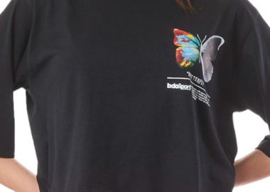 Μπλούζα Κοντομάνικη Body Action Relaxed Fit Graphic 051429-01 Γυναικείο - Body Action - 