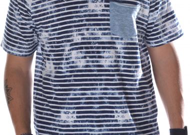 Μπλούζα Κοντομάνικη Brokers Blue Navy 17012-363-04-BLUE Ανδρικό - Brokers - 