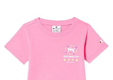 Μπλούζα Κοντομάνικη Champion Crewneck 404681-PF005 Κορίτσι - Champion - 