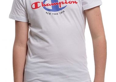 Μπλούζα Κοντομάνικη Champion Με Λογότυπο 306307-WW001 Αγόρι - Champion - 