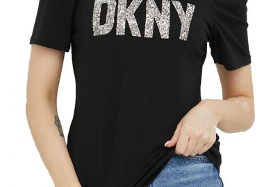 Μπλούζα Κοντομάνικη DKNY Logo P2JHBOQX-BLK Γυναικείο - DKNY - 