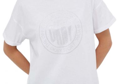Μπλούζα Κοντομάνικη DKNY Logo Tee DP3T9445-WHT Γυναικείο - DKNY - 