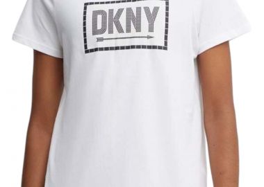 Μπλούζα Κοντομάνικη DKNY Με Λογότυπο DP4T9724-WHT-WHITE Γυναικείο - DKNY - 