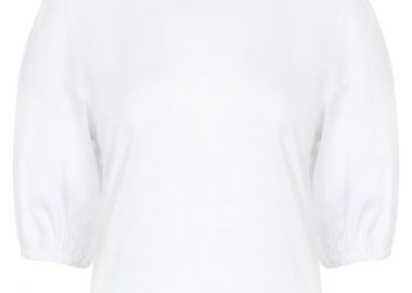 Μπλούζα Κοντομάνικη DKNY Μονόχρωμη P9JHPDQS-WHT Γυναικείο - DKNY - 