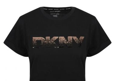 Μπλούζα Κοντομάνικη DKNY Sport Logo Με Πούλιες DP4T1035-BBL Γυναικείο - DKNY - 
