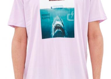 Μπλούζα Κοντομάνικη Emerson Με Τύπωμα Reduce Plastic 221.EM33.51-COOL PINK Ανδρικό - Emerson - 