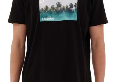 Μπλούζα Κοντομάνικη Emerson Mentawai 231.EM33.85-BLACK Ανδρικό - Emerson - 