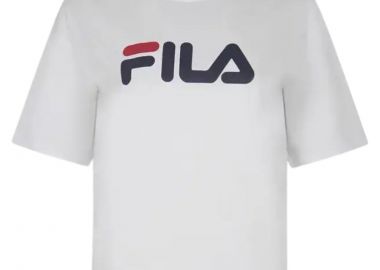 Μπλούζα Κοντομάνικη Fila Με Μεγάλο Τύπωμα APUNWS26034-WHITE Γυναικείο - Fila - 