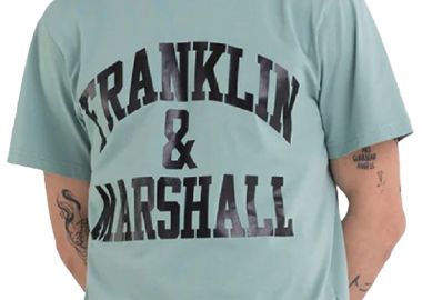 Μπλούζα Κοντομάνικη Franklin & Marshall Front Logo JM3011.000.1009P01-123 Ανδρικό - Franklin & Marshall - 