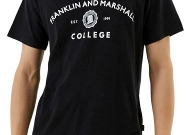Μπλούζα Κοντομάνικη Franklin & Marshall Front Logo Print JM3188.000.1012P01-980 Ανδρικό - Franklin & Marshall - 