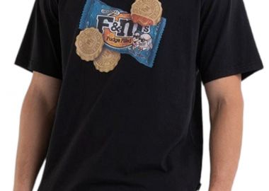Μπλούζα Κοντομάνικη Franklin & Marshall Front Logo Print JM3220.000.1012P01-980-Black Ανδρικό - Franklin & Marshall - 