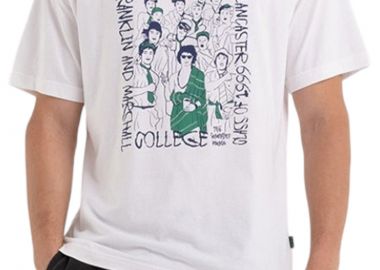Μπλούζα Κοντομάνικη Franklin & Marshall Graphic Modern Greeks JM3224.000.1012P01-011-Off White Ανδρικό - Franklin & Marshall - 