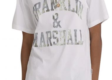 Μπλούζα Κοντομάνικη Franklin & Marshall Με Λογότυπο JM3196.000.1009P01-011 Ανδρικό - Franklin & Marshall - 