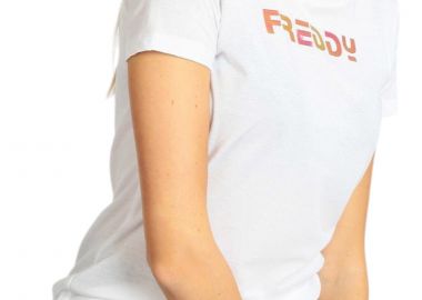 Μπλούζα Κοντομάνικη Freddy Basic Jersey Cotone Organico F1WBCT8-W Γυναικείο - Freddy - 