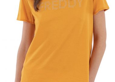 Μπλούζα Κοντομάνικη Freddy Basic With Crystals S0WFNT4-Y99 Γυναικείο - Freddy - 