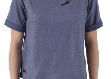 Μπλούζα Κοντομάνικη Freddy Cropped Jersey Lurex S8-TPW-WT239L03N01-B82L Γυναικείο - Freddy - 