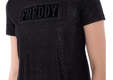 Μπλούζα Κοντομάνικη Freddy Glitter Effect F0WALT2-NMY Γυναικείο - Freddy - 