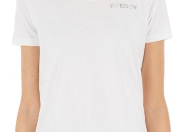 Μπλούζα Κοντομάνικη Freddy Logo Με Τρουκς S4WCXT2-W Γυναικείο - Freddy - 