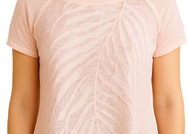 Μπλούζα Κοντομάνικη Freddy Με Ανάγλυφο Τύπωμα S7WRDT4-P67Q Γυναικείο - Freddy - 