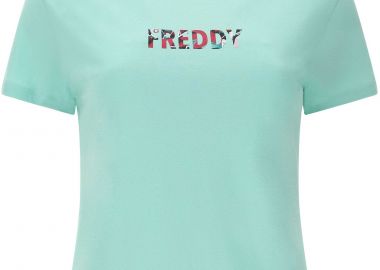 Μπλούζα Κοντομάνικη Freddy Με Φλοράλ Στάμπα S2WFTT1-D52 Γυναικείο - Freddy - 