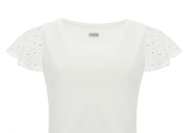 Μπλούζα Κοντομάνικη Freddy Με Ιδιαίτερα Μανίκια S0WTWT17-W Γυναικείο - Freddy - 