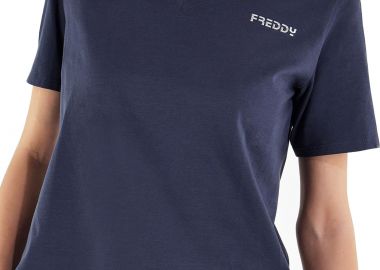 Μπλούζα Κοντομάνικη Freddy Με Λαιμόκοψη V S2WBCT2-B94 Γυναικείο - Freddy - 