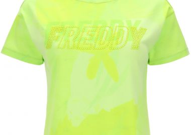 Μπλούζα Κοντομάνικη Freddy Mε Λογότυπο Απο Τρουκς S0WFYT1S-FLO7 Γυναικείο - Freddy - 