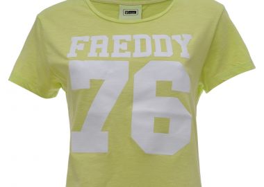 Μπλούζα Κοντομάνικη Freddy Με Λογότυπο S7WSLT1ST3-D82X Γυναικείο - Freddy - 