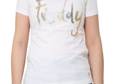 Μπλούζα Κοντομάνικη Freddy Με Λογότυπο S8-AC-WT242L03N02G01-WCD0 Γυναικείο - Freddy - 